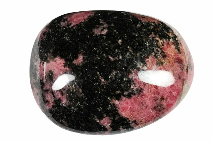 Polished Rhodonite Pebble #158693